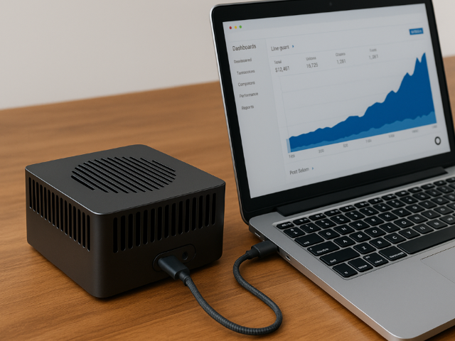 AI Cube connected